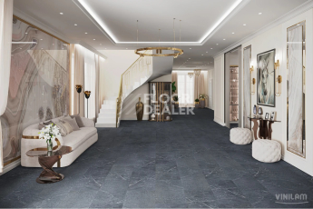 Ceramo Vinilam Stone 8 мм 91909 Ионический Мрамор фото 4 | FLOORDEALER